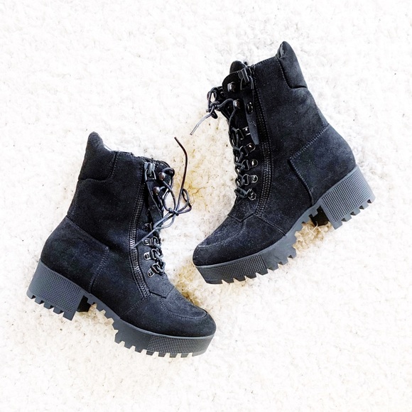 Sale &gt; boohoo lace up boots &gt; in stock